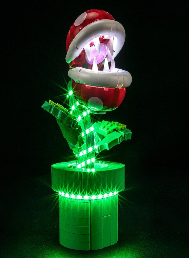 BRIKSMAX Light Kit for Lego-71426 Piranha Plant -Led Lighting Compatible with Lego Super Mario Building Set- Not Include Lego Set - Image 1
